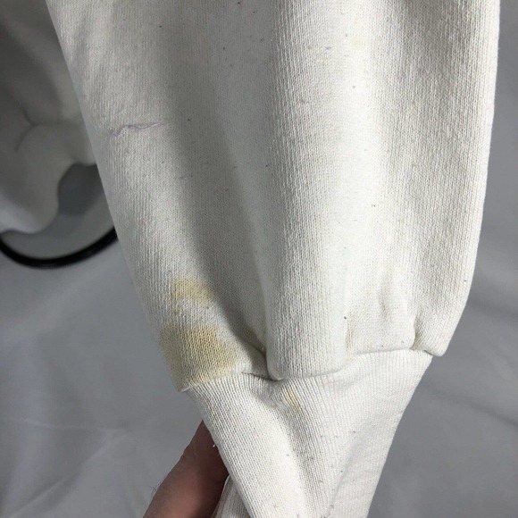 VTG Myrtle Beach South Carolina Sweatshirt Mens XL White Sailboat 90s Discolored - Picture 7 of 12